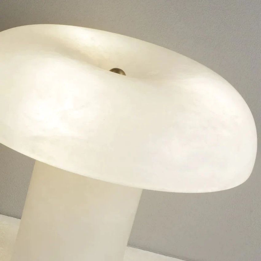 Alabaster Mushroom Table Lamp