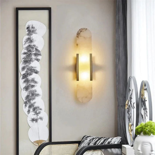 Alabaster Linear Wall Sconce