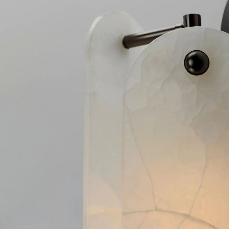 Studio M Alabaster Megalith Wall Sconce