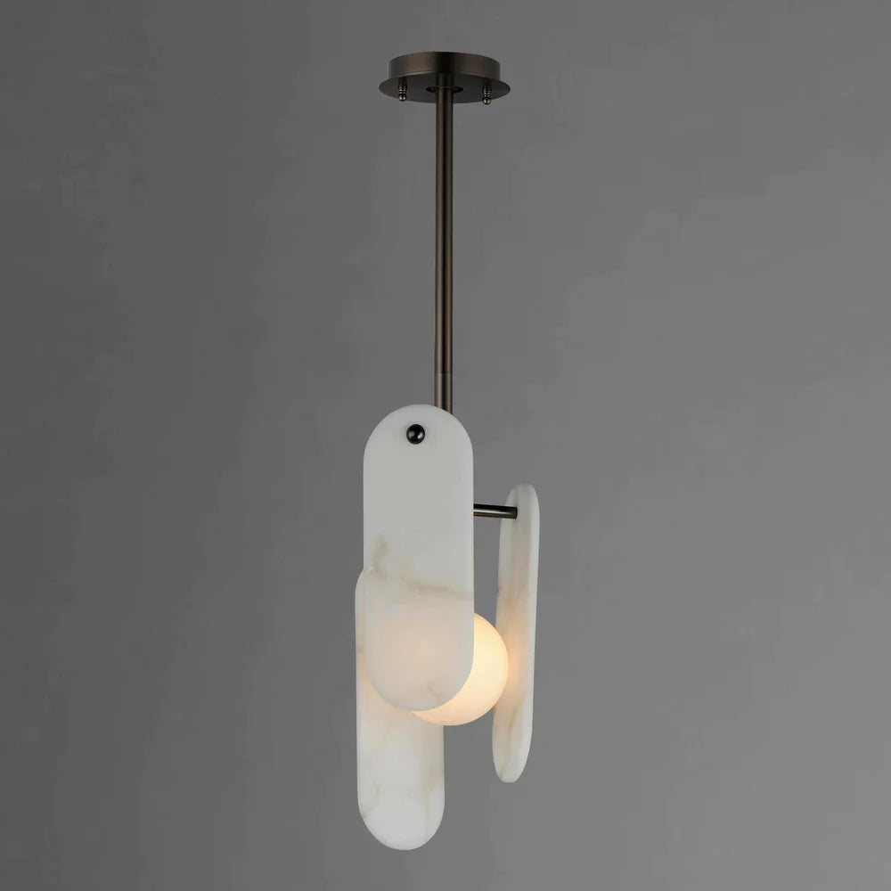 Studio M Alabaster Megalith Single Pendant