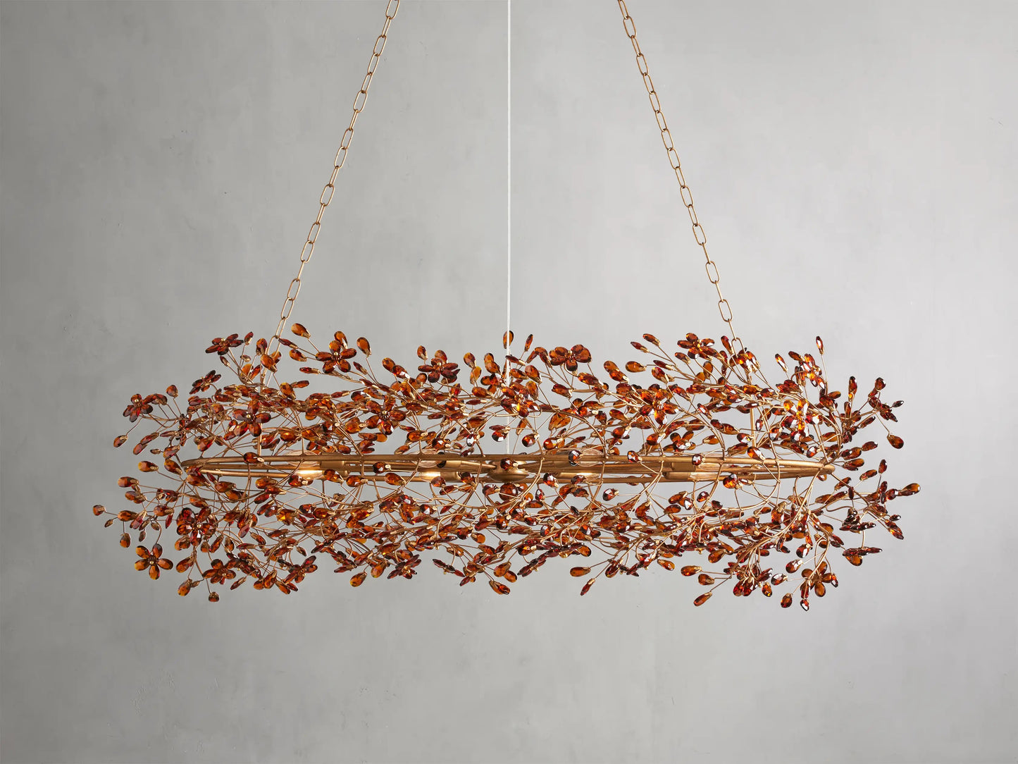 Flora Oval Chandelier 62"W