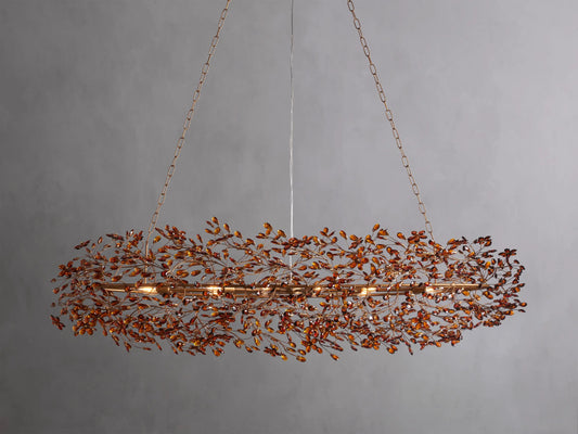 Flora Oval Chandelier 74"W