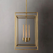 Beckman Glass Lantern Modern Pendant