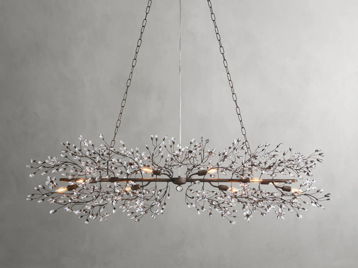 Flora Linear Chandelier 68“W