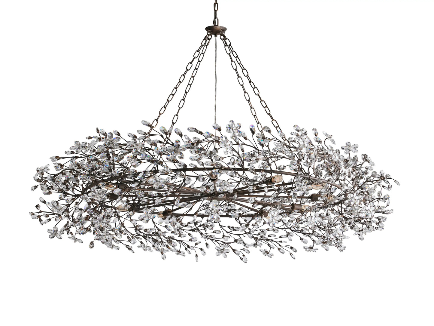 Flora Crown Chandelier 48”W