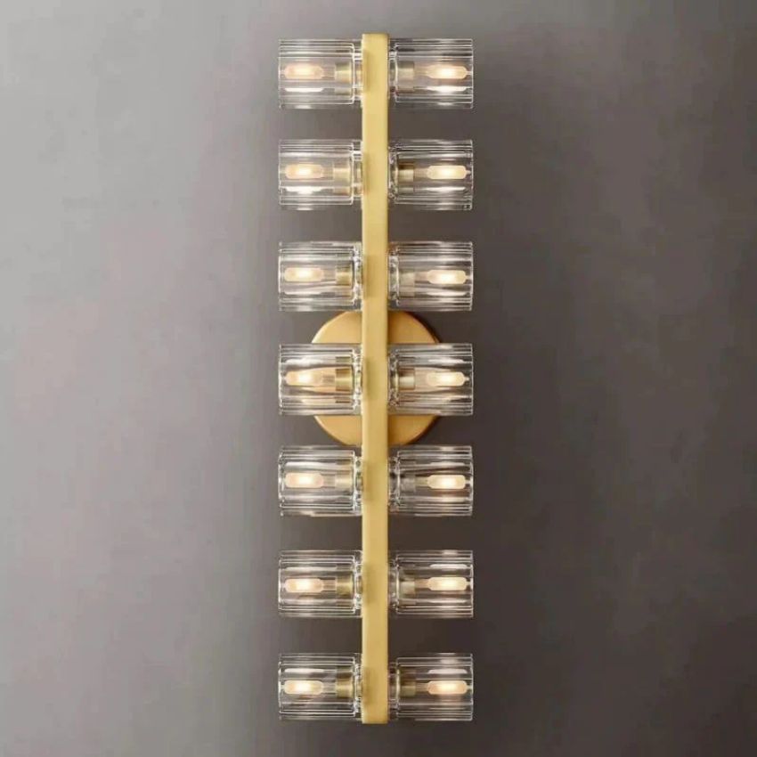 Bordeaux Wine-Glass 14 Lights Wall Sconce