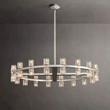 Bordeaux Wine-Glass Round Chandelier 36"48"