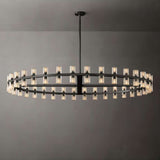 Bordeaux Wine-Glass Round Chandelier 60"