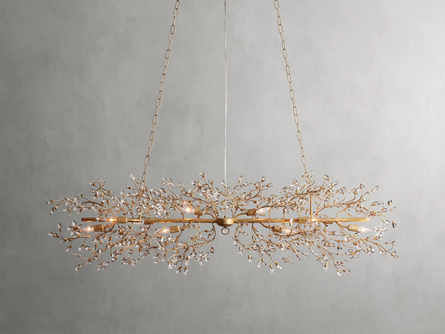 Flora Linear Chandelier 68“W