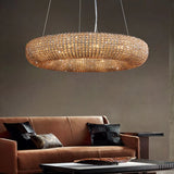 Halo Crystal Round LED Chandelier 41"