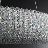 Halo Crystal Round LED Chandelier 32"