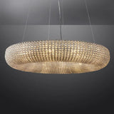 Halo Crystal Round LED Chandelier 32"