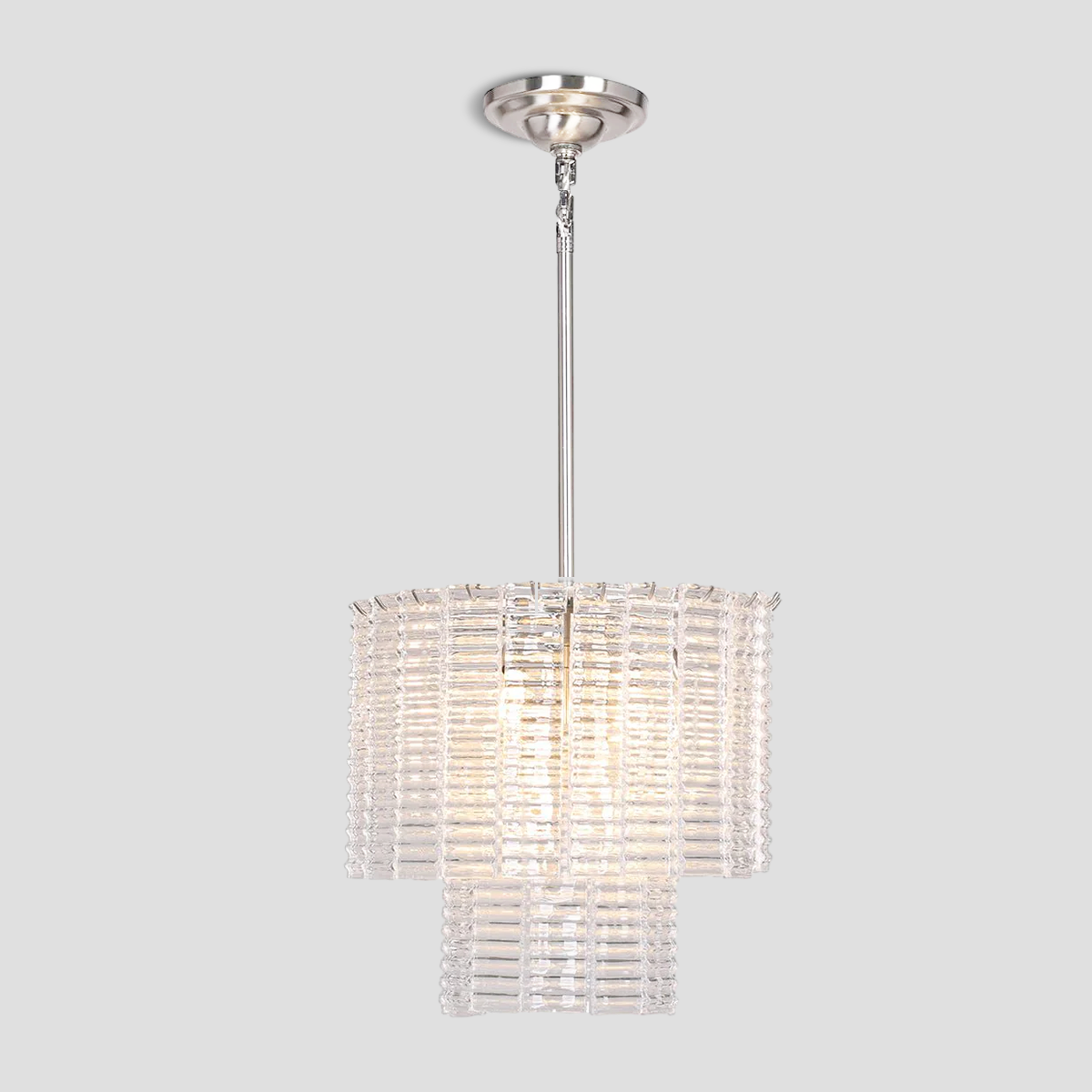 Cheryl Round Glass Tile Chandelier