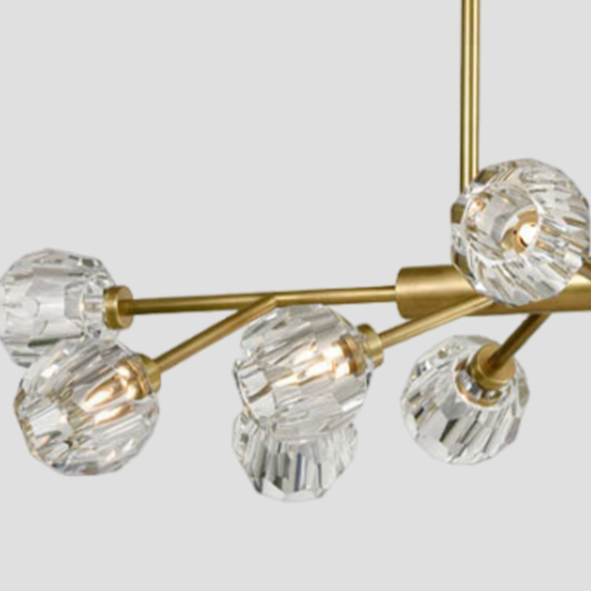 Seaver Clear Glass Linear Chandelier