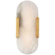 Lowell Melange Elongated Alabaster Wall Sconce 10"