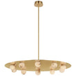 Kelly Wearstler Alabaster Pertica 36" Ten Light Chandelier