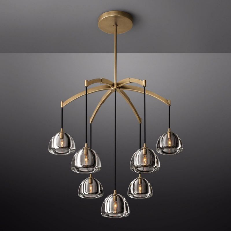 Mushroom Round Chandelier 36"