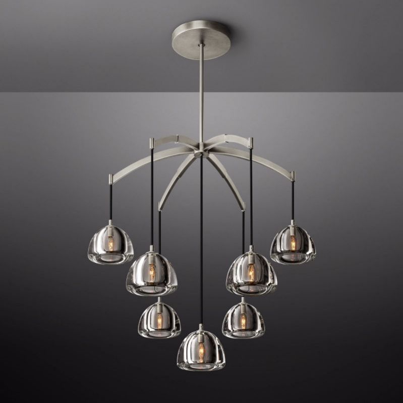 Mushroom Round Chandelier 36"