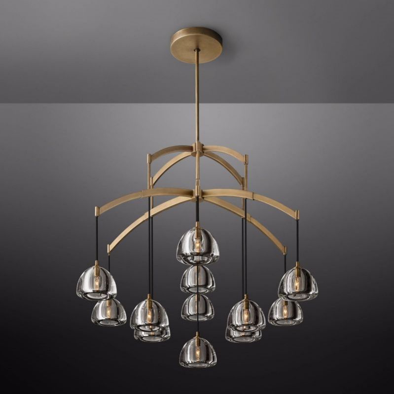 Mushroom Round Chandelier 48"