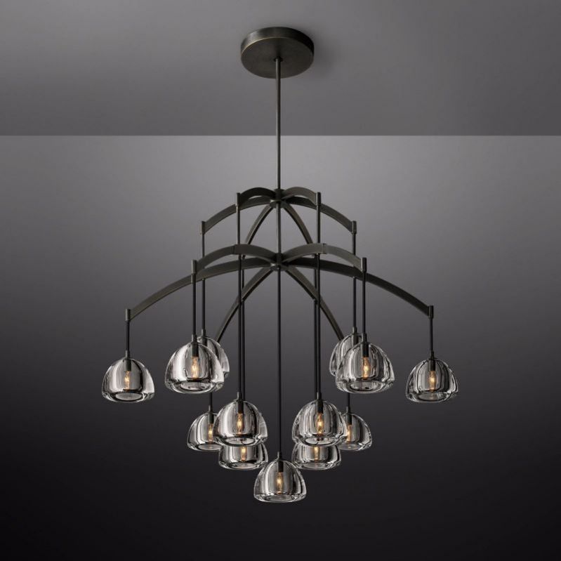 Mushroom Round Chandelier 48"