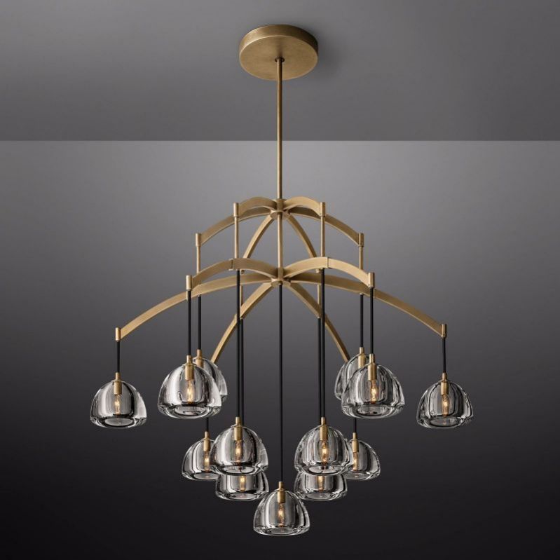 Mushroom Round Chandelier 48"