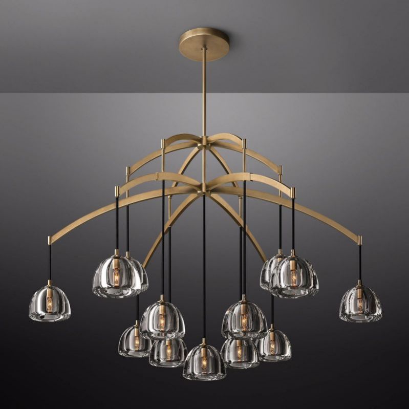 Mushroom Round Chandelier 60"