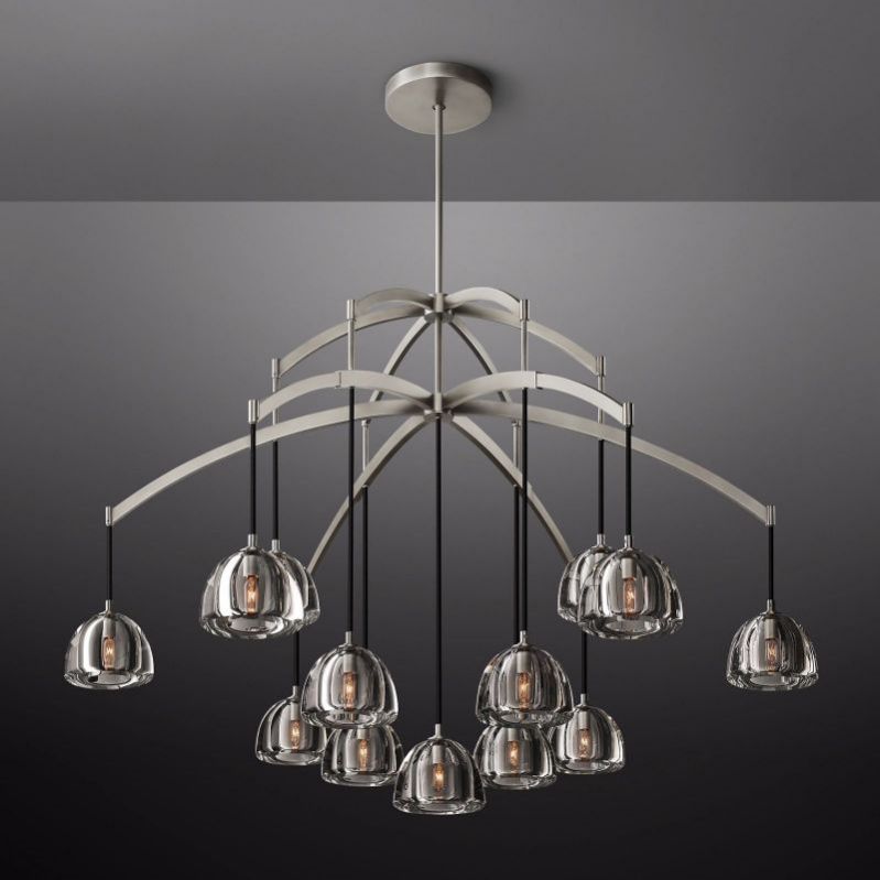 Mushroom Round Chandelier 60"