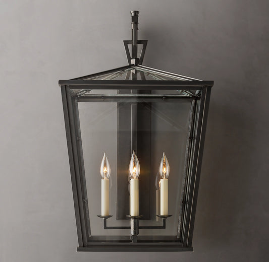 Vintage Openwork Outdoor Sconce 28"