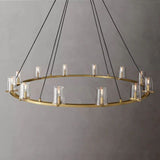 Kusea Glass Round Chandelier 60"