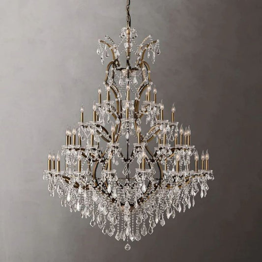 Royal Crystal Round Chandelier 60"