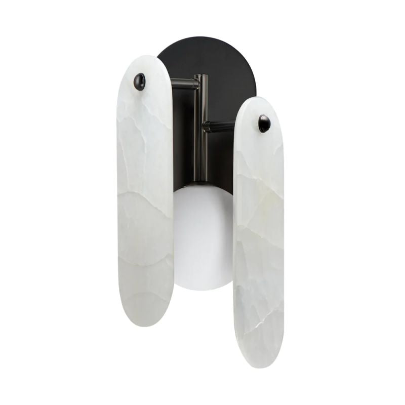 Studio M Alabaster Megalith Wall Sconce