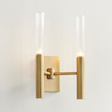 Modern Style Double Sconce -Brass