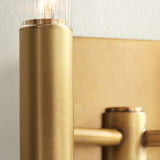 Modern Style Double Sconce -Brass