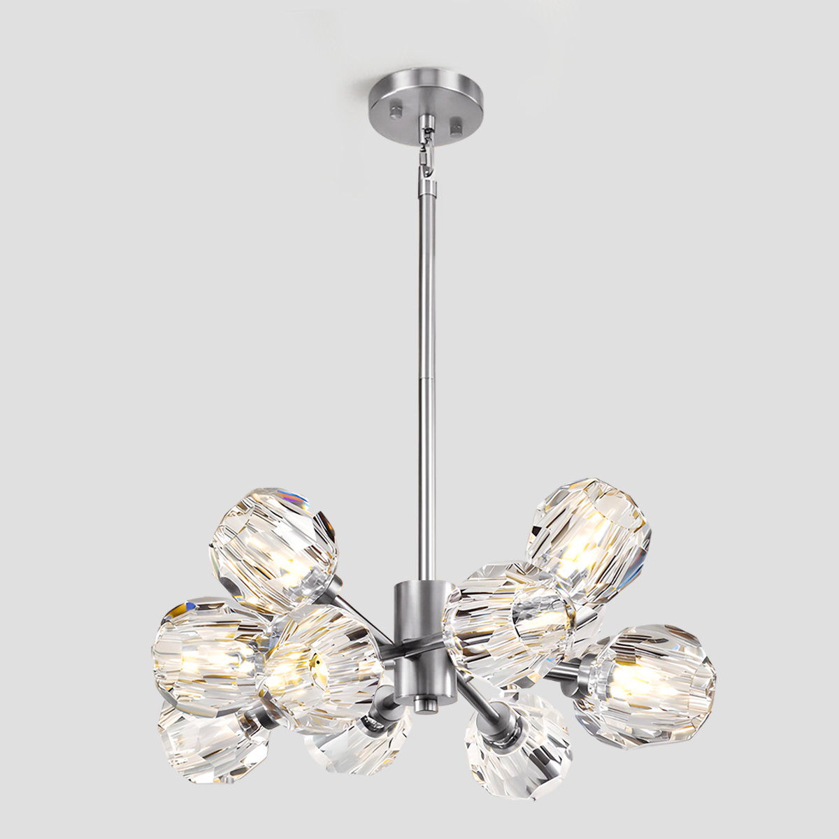 Seaver Clear Glass Chandelier