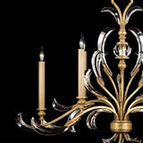 Alice Candle  Oblong Chandelier 44"