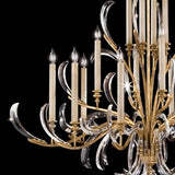 Alice Candle Round 3-Tier Chandelier 58"