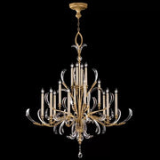 Alice Candle  Arcs  2-Tier Chandelier 57"