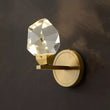 Angel Faceted Crystal Prisms Short Wall Sconce