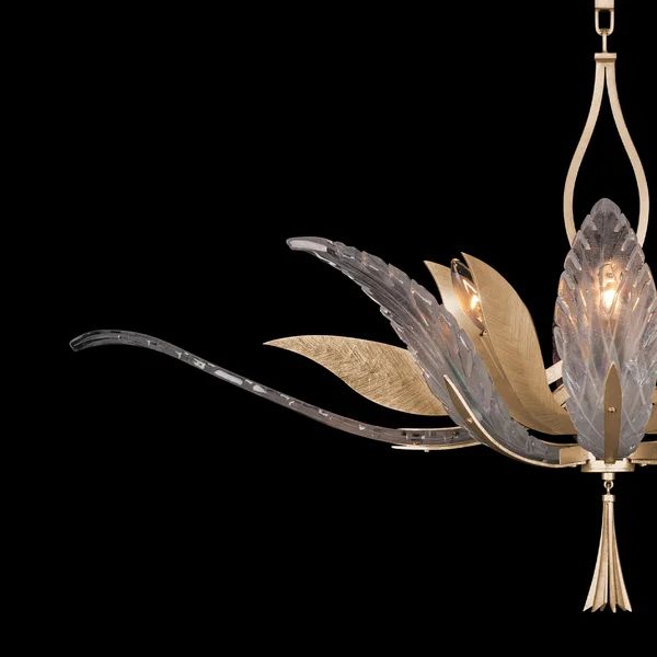 Lily  Oblong Chandelier Light 40"