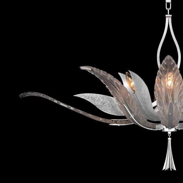 Lily  Oblong Chandelier Light 40"